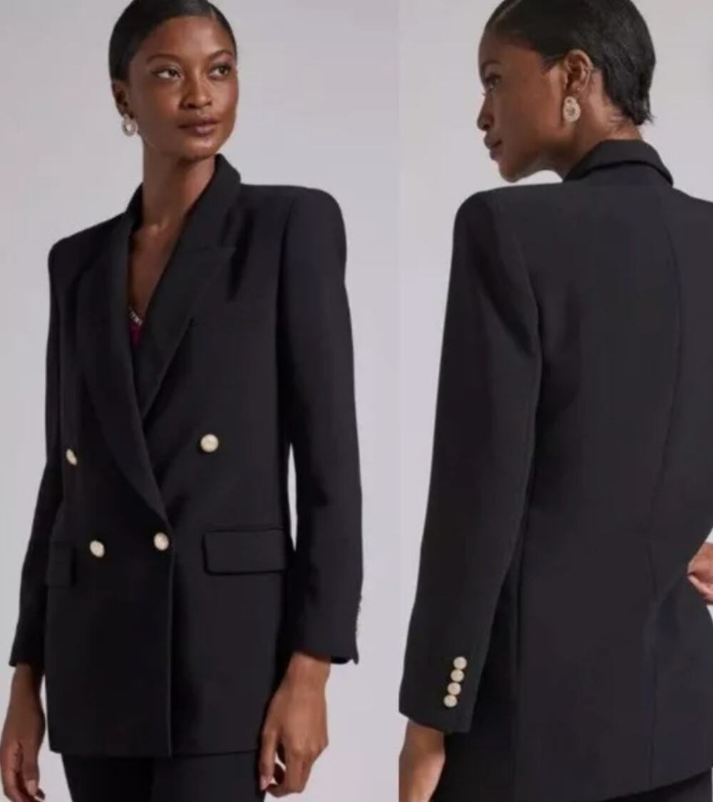 Generation Love Max Crepe Blazer Blazer Size XL NWT Gold Button Details Chic